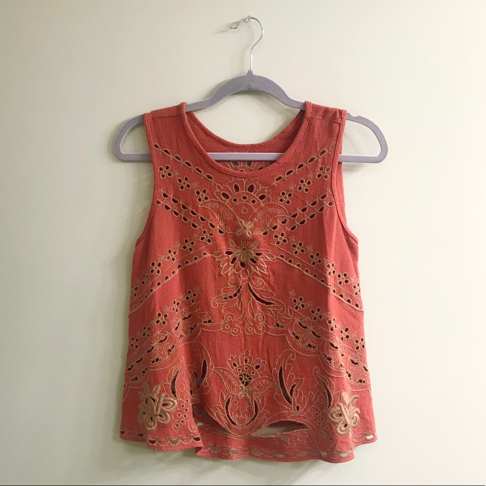 Anthropologie Cut Out Top